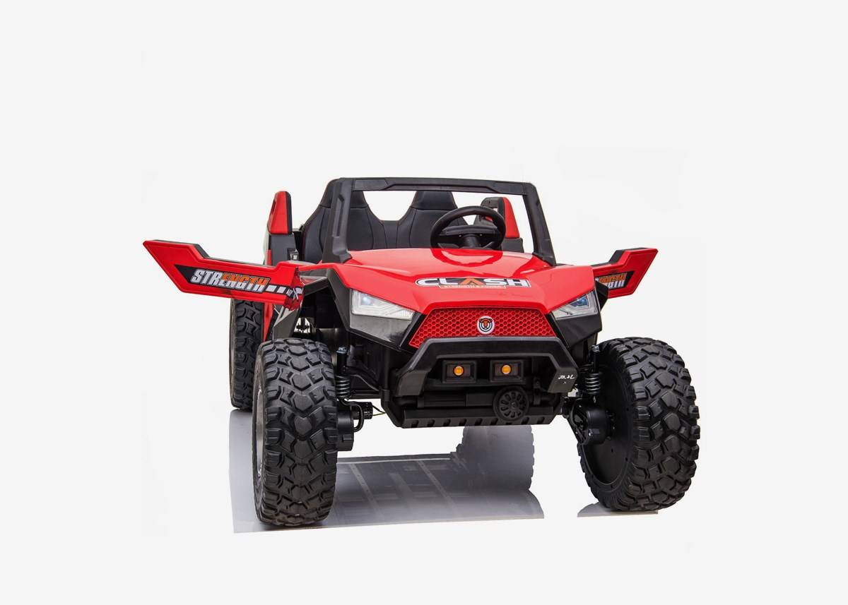 Elbil Barn UTV Quad 4x4 tvåsits 12V - Röd