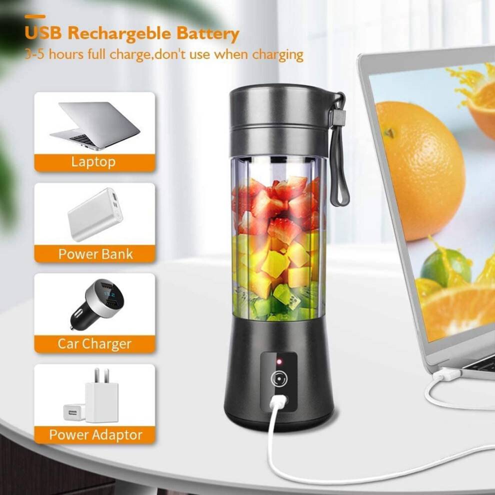 Portable Blender,Smoothie Blender, Blender for Shakes and Smoothies,USB Rechargeable Home Travel Fruit Juicer Cup