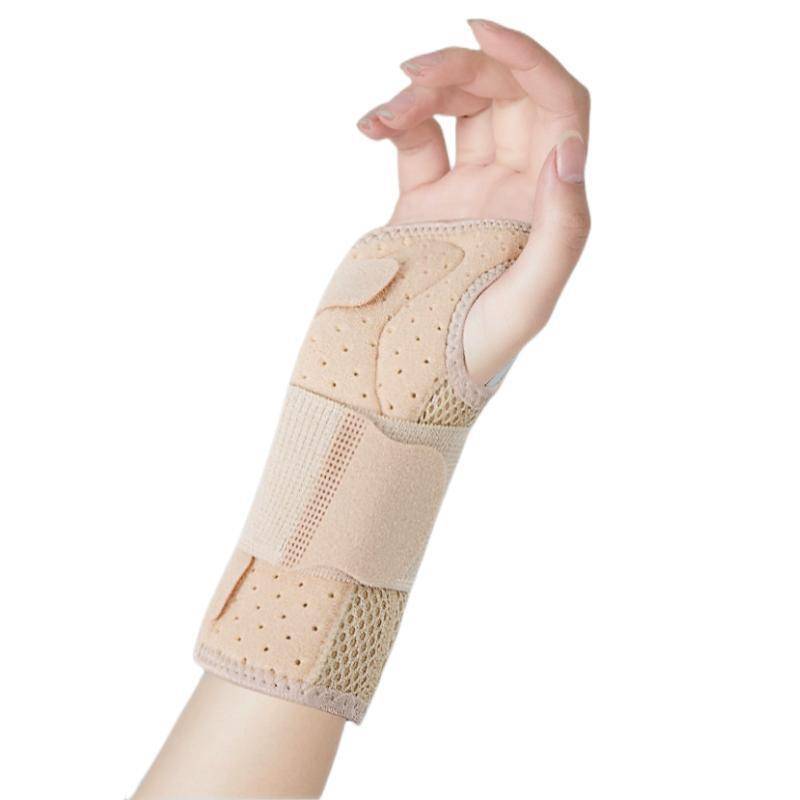 Orthopedic Carpal Tunnel Wristband Adjustable Wrist Support Splint Hand Brace With 2 Stays Breathable Protector L