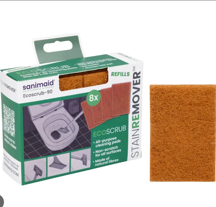 ECOscrub. 90*60 mm NATUR 8-st per l&aring;da