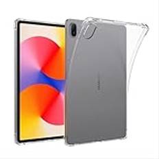 LIUZIHAN Fodral kompatibelt med Samsung Galaxy Tab S9 FE+, ultratunt silikon stöttåligt transparent fodral, repas inte, skydd för Samsung Galaxy Tab S9 FE+. (transparent)