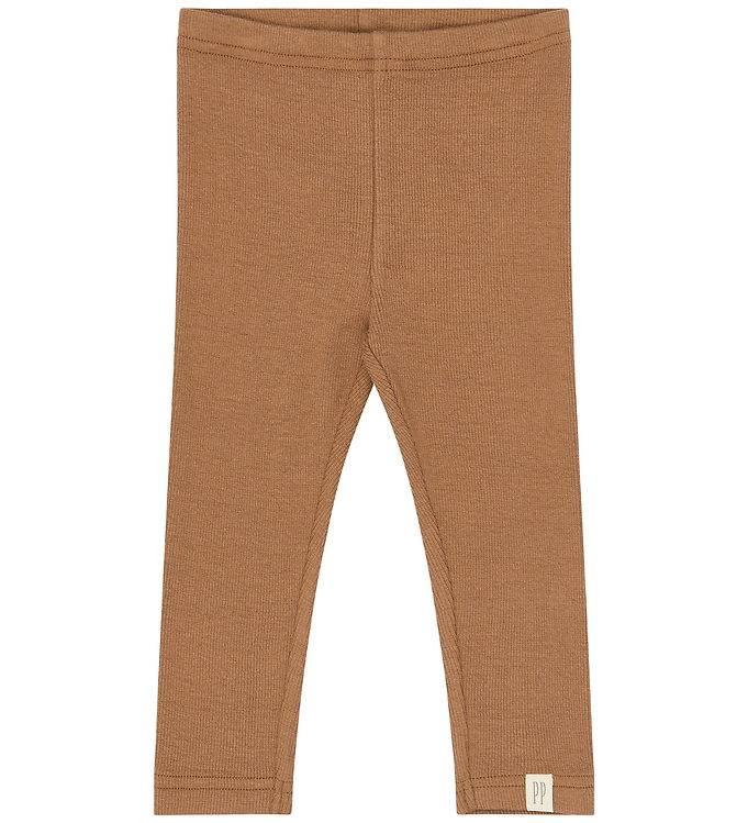 Petit Piao Leggings - PPStone - Råhud - Petit Piao - 4 år (104) - Leggings
