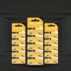 Högkvalitativ AG4 LR626 1,55V Alkaline Watch Batteri 377 SR626 177 626A 377A CX66W För leksaksräknare Bilnyckel Klocka Knappcell (10 st,20 st,30 st,40 st,50 st,60 st,80 st,100 st)