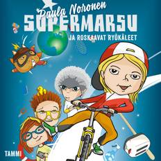 Supermarsu ja roskaavat ryökäleet, Ljudbok
