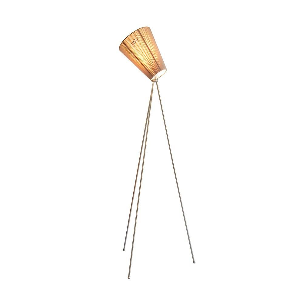 Northern Oslo Wood Golvlampa /beige - Golvlampor Stål Svart - 180+160