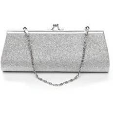 Kvinnor glitter clutch handväska kväll fest bröllop bankett handväska axelväska