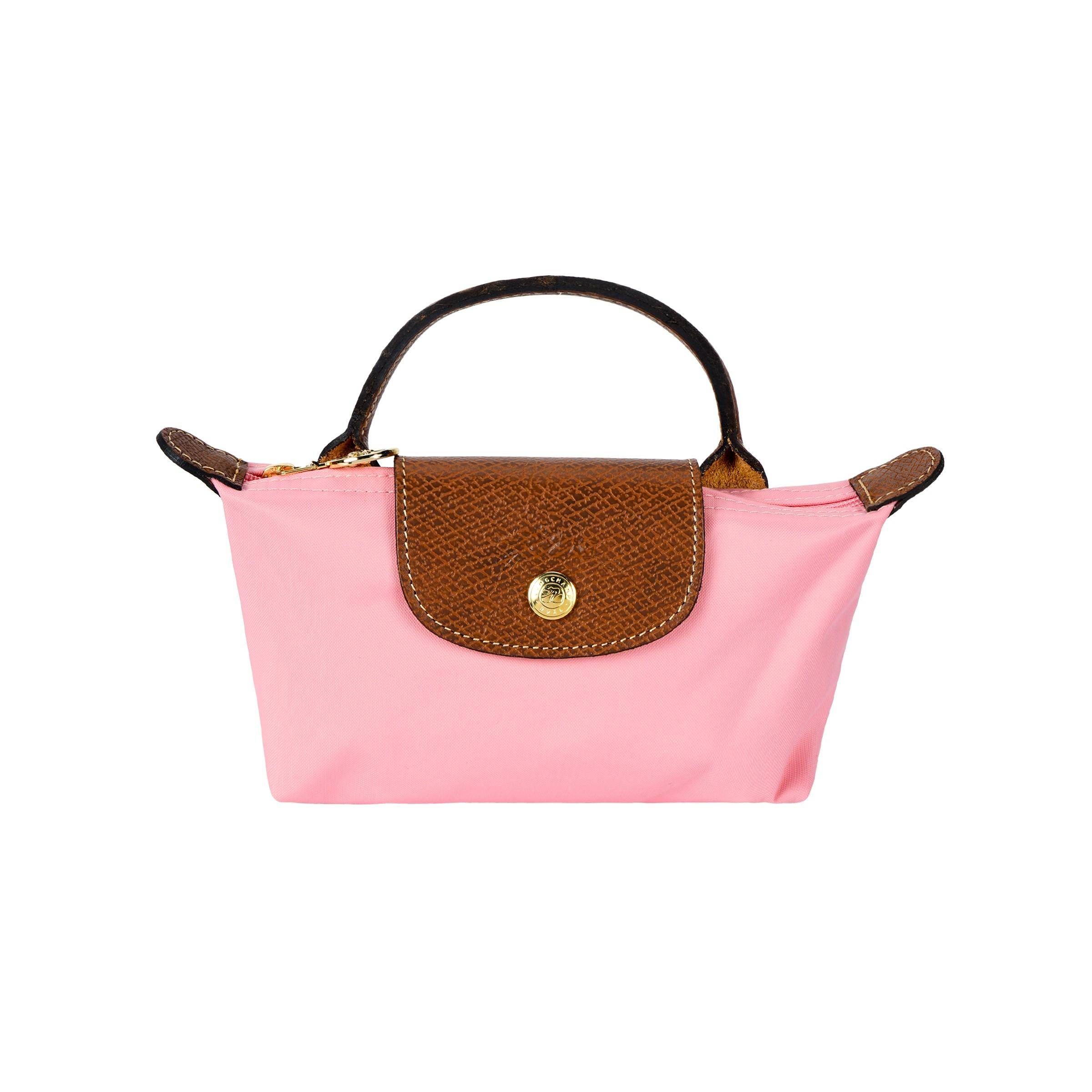 Longchamp Le Pliage Original Serie Tryckknapp Blixtlås Återvunnen Canvas Tygkasse Dam Tygkasse Bomullsgodis 34175089P92
