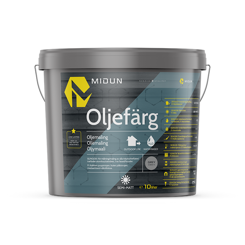Oljefärg Grå Midun