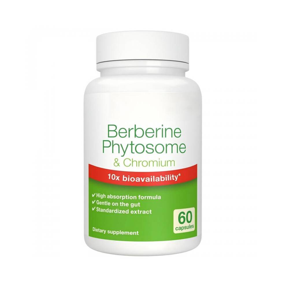 Berberine Phytosome Capsules 60 Count New Hot Supplement High Absorption