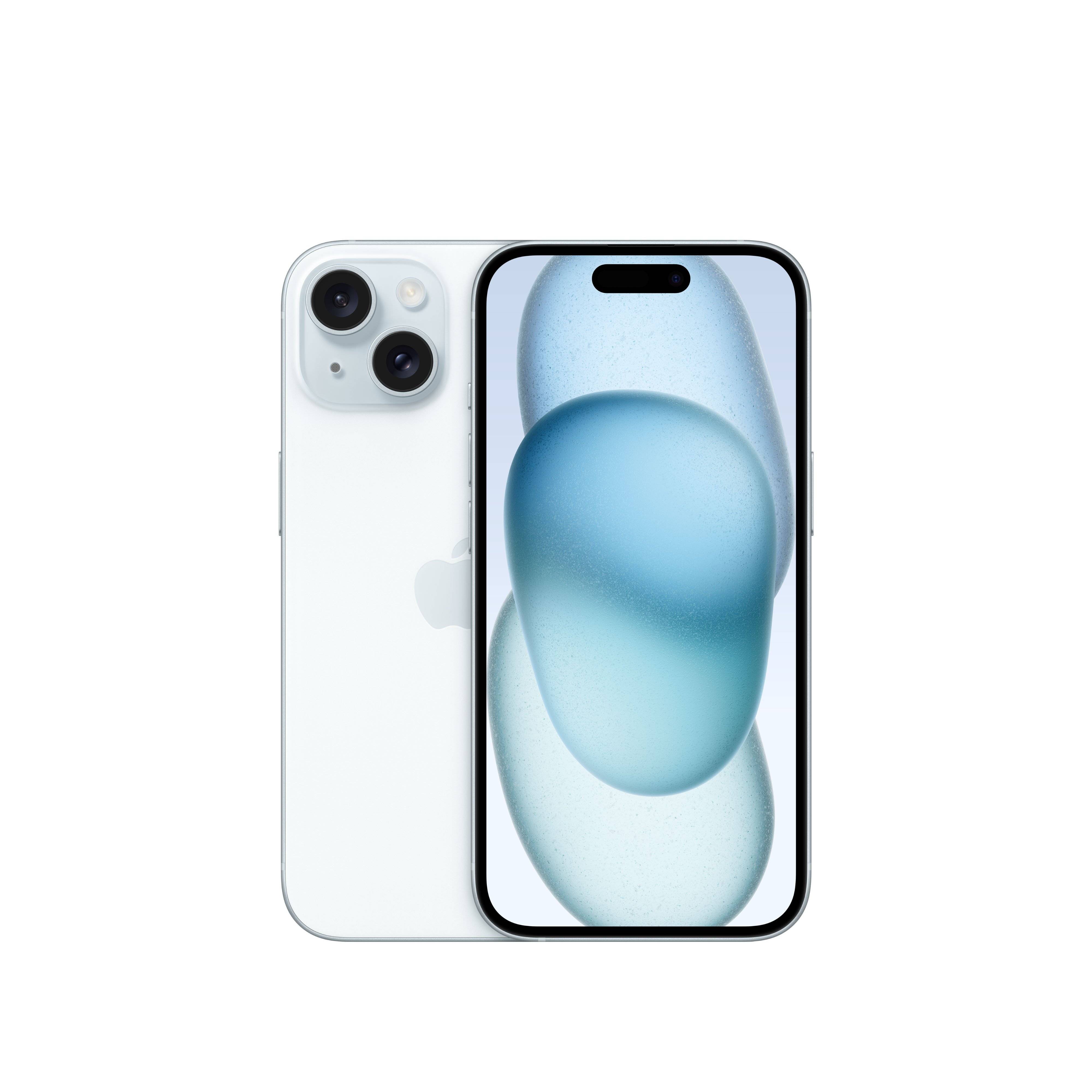 Apple iPhone 15 128 GB -telefon, blå (MTP43)