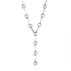 Efva Attling Ring Chain & Stars Collier 50 CM - VITGULD