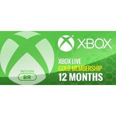 Xbox Live 12 Months GOLD Subscription Card BR