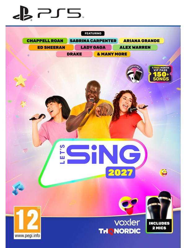 Let's Sing 2027 - 2 Mic Bundle - PS5 - Sony PlayStation 5 - Fest