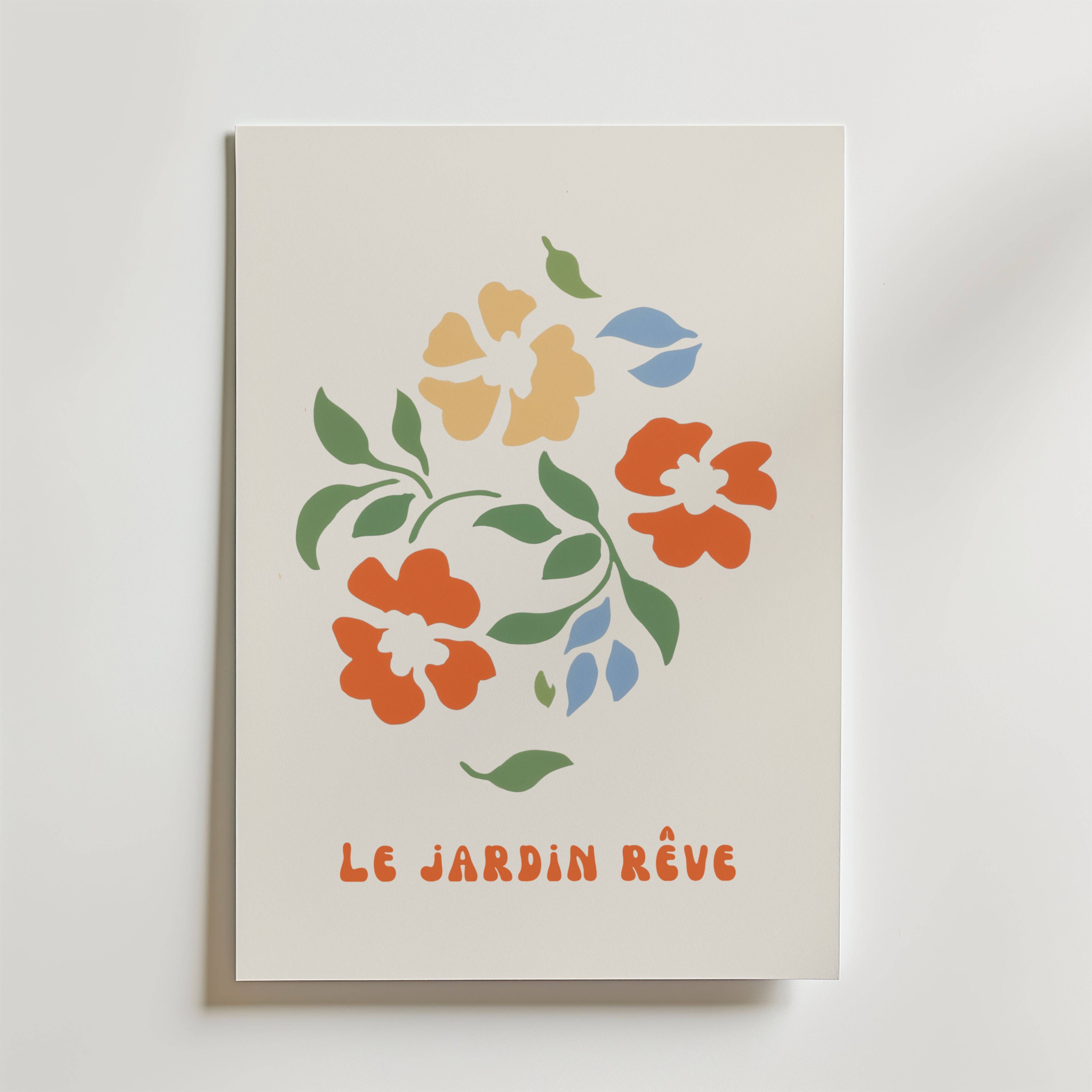 Le Jardin R�ve No.2 Poster - Fine Art Poster 13x18 cm