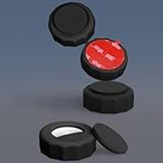 AXFEE [4-pack] Vattentät Airtag-hållare, AirTag-skyddsfodral med 3M självhäftande klistermärke, dold Air-Tag-fodralspårare, lufttagg klistermärkesfäste för cykelplånbok TV fjärrkontroll drönare kamera