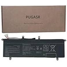 PUGASR C41N1901 laptopbatteri kompatibelt med Asus ZenBook Duo 14 UX481 UX481F UX481FL UX481FA UX481FLY UX4000F UX4000FL UX481FL-BM042T UX481FL-BM040T UX4811 FL-HJ093T UX481FL-BM044T UX481FA-DB71T