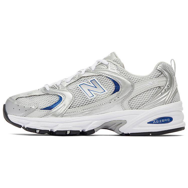 New Balance 530 Ljusgrå Silverblå Unisex Sneakers MR530BS 37