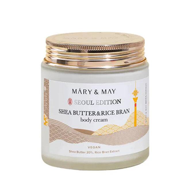 Mary & may Shea Butter & Rice Bran Crema corpo 250 ml