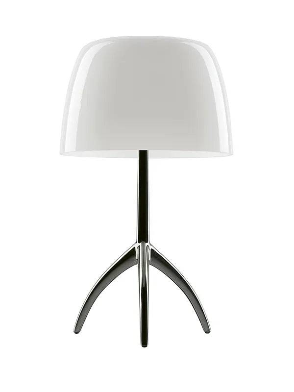 Lumiere Bordlampe fra Foscarini Champagne stel / White / Large m. on-off kontakt - Jacobsen Plus