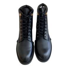 Coach Leather lace up boots