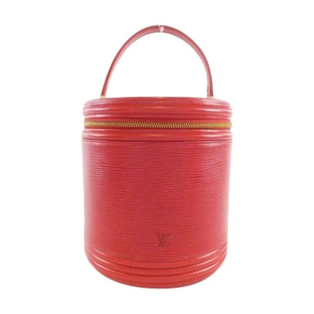Louis Vuitton Vintage Pre-owned Epi Bucket Bag - Vintage - Dame - Rød - ONE SIZE - Uld