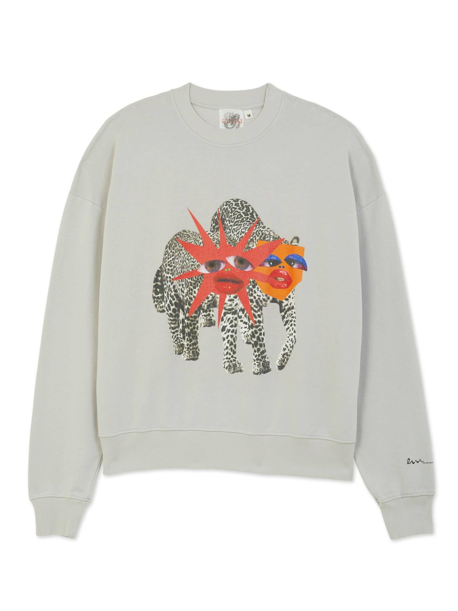 The Rad Black Kids Sweatshirt  lysegrå
