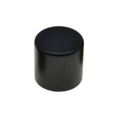 Flat Top Dome Knobs Black