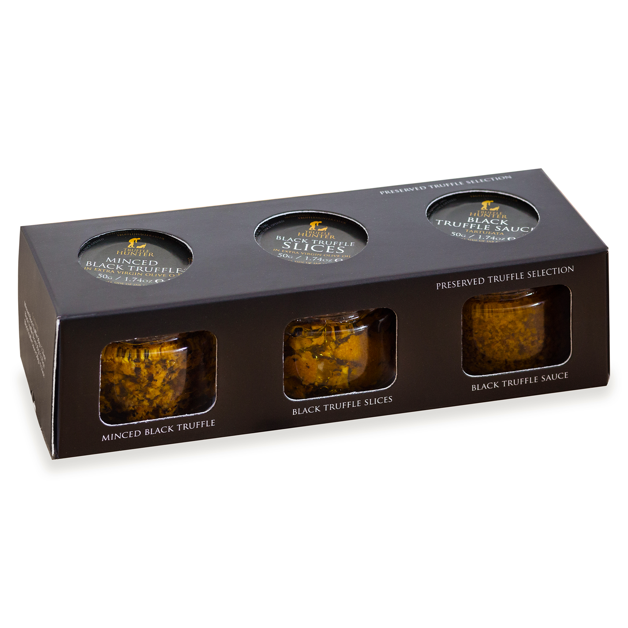 Preserved Truffle Selection Gourmet Minced Truffle, Truffle Slices & Truffle Sauce Gift Set