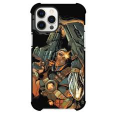 X-Men Cable Phone Case For iPhone and Samsung Galaxy Devices - Cable Portrait Black Background