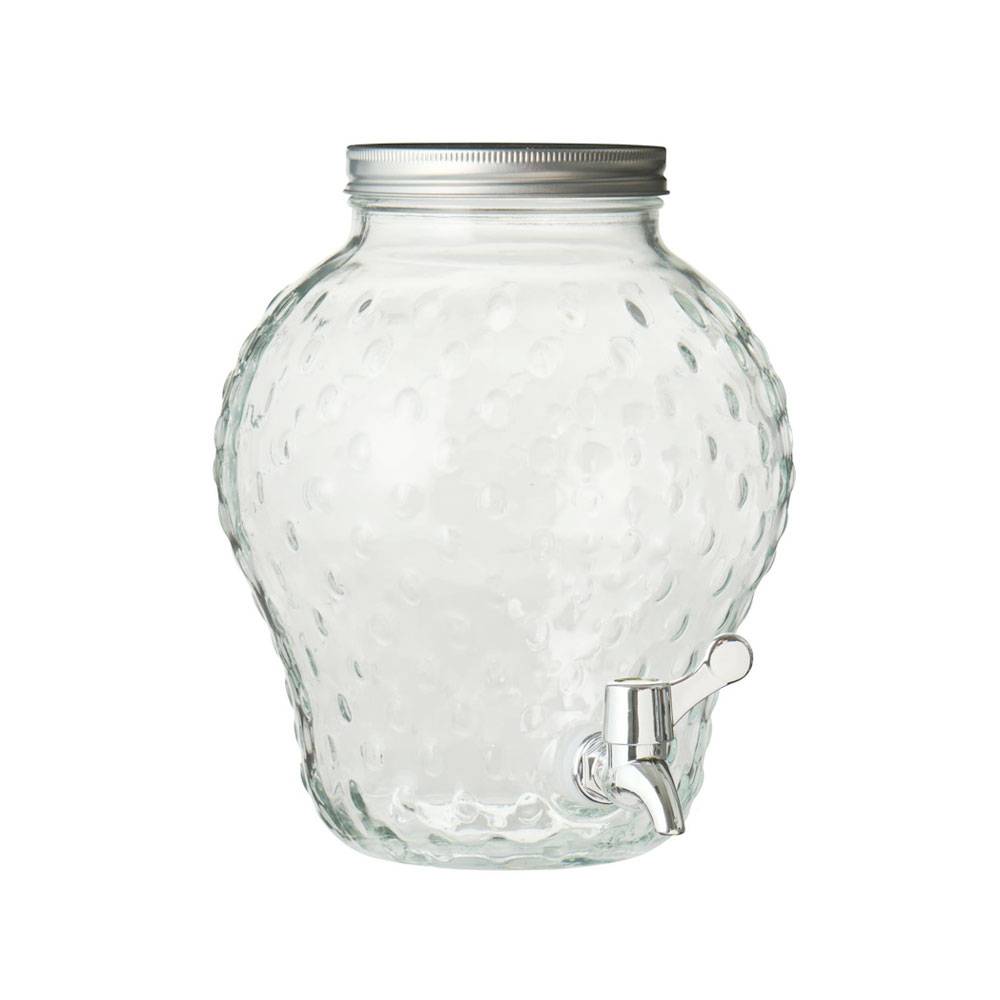 Saftdispenser jordbærformet - 3,8 l.