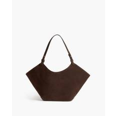 Dilba Mini Tote Bag Suede Chocolate