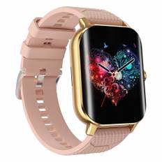 Smartwatch F12 - Bluetooth opkald - Vandtæt - Dansk sprog - Guld/pink