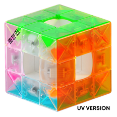 QiYi Void 3x3 Magnetic Speed Cube UV Coated Colored Transparent - Professorterning