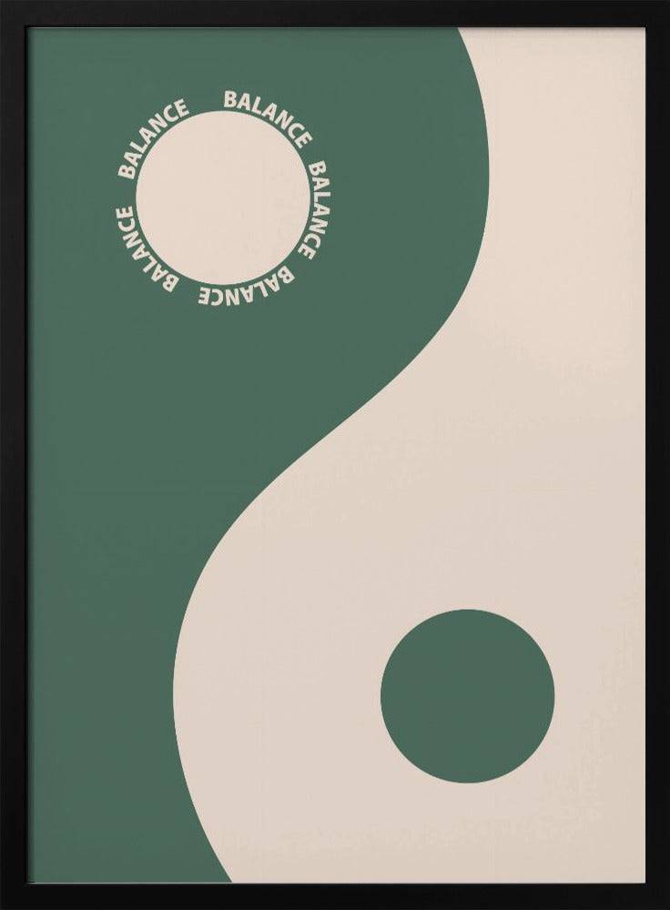 Balance green Poster - 30x40 cm / 12x16″