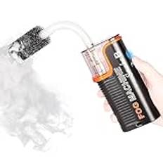 LENSGO Smoke B rökmaskin, 40 W dimmaskin med fjärrkontroll, bärbar handhållen Forgger för fotografi, utomhusevenemang, fester, sceneffekter, halloween, desinfektion eller bröllop