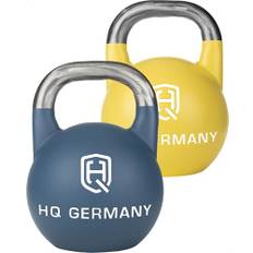 HQ Germany® Competition Kettlebell | 8-36kg | Sets | Edelstahl Griff | ±200g Gewichtstoleranz | Pulverbeschichtet, Gewicht:+Starter-Set (12+16KG)