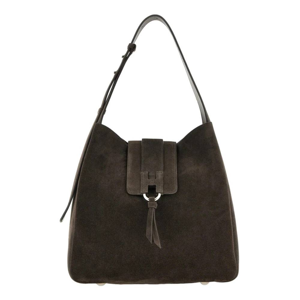 Hogan Trend Taske - Tasker - unisex - Brun - ONE SIZE - Uld