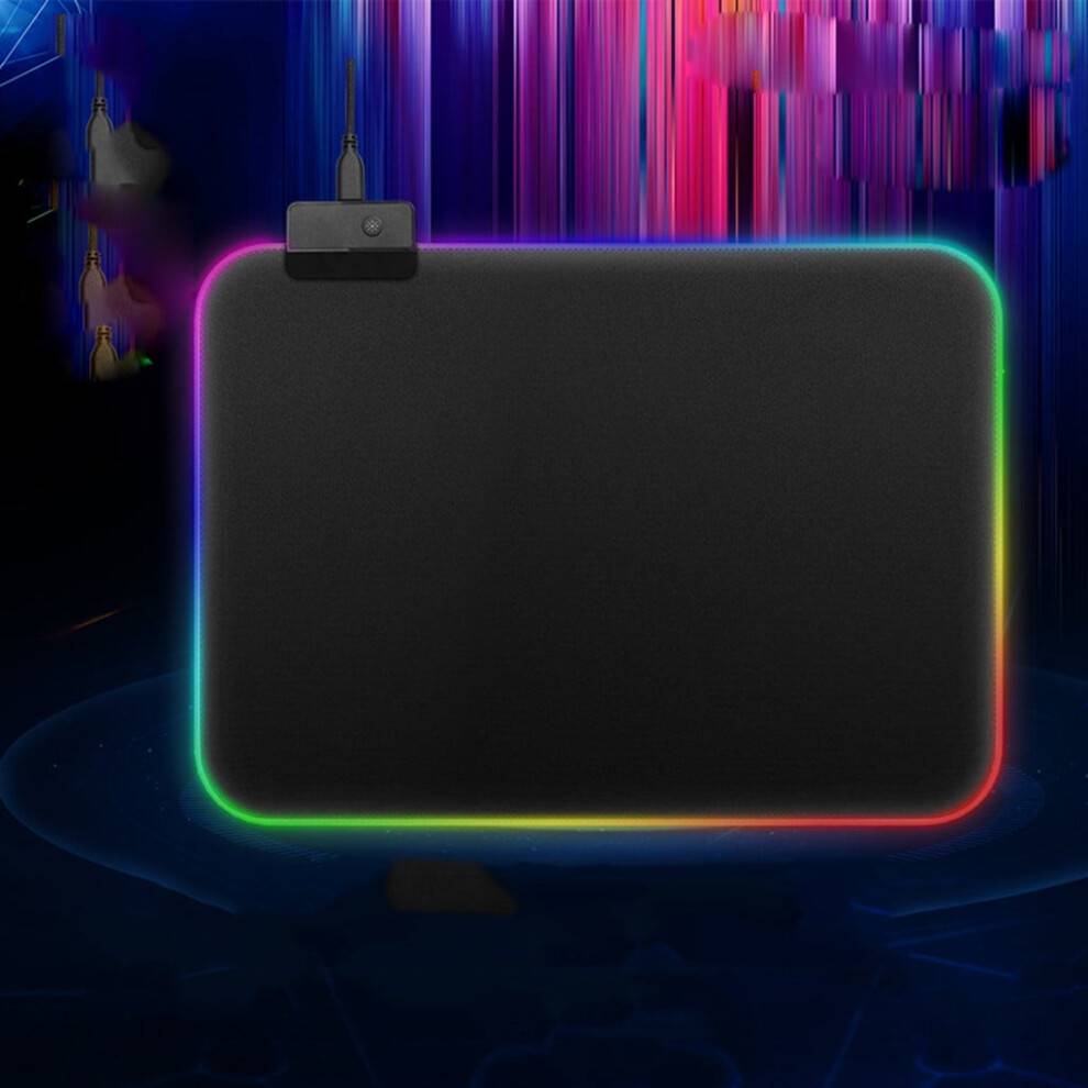 RGB LED gaming musemåtte med tastaturmåtte