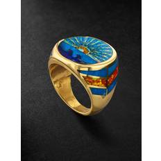 Jacquie Aiche - Gold Multi-Stone Ring - Men - Blue - 11