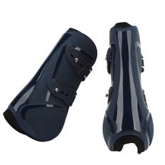 Horse Tendon Boots PU Shell Tendon Fetlock Brace for Riding Shock Absorbing Jumping Competition Medium