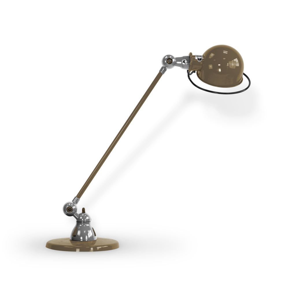 Loft D6000I bordlampe fra Jieldé - Pearl beige / Blank/poleret