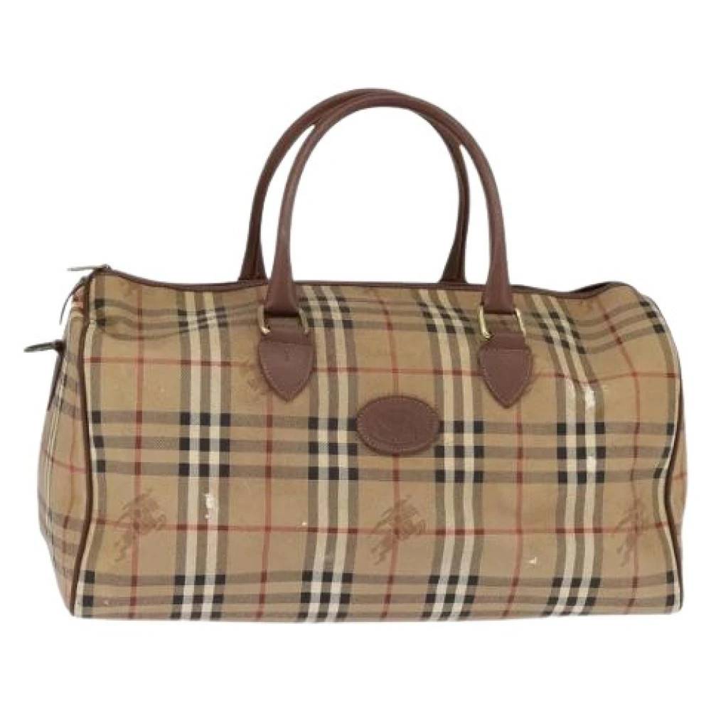 Burberry Vintage Pre-owned Vintage Boston Bag - Vintage - Dame - Beige - ONE SIZE - Uld