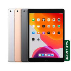 Apple iPad 7 (2019) | 10.2" Wi-fi + Celluar - Guld / Okay Stand / 32 GB