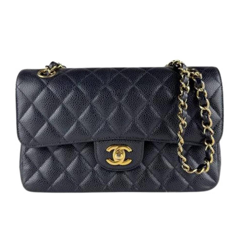 Chanel Vintage Pre-owned Vintage Skuldertaske - Vintage - Dame - Sort - ONE SIZE - Uld