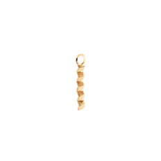 Akind - Zig Zag Hoop Charm. - 14K Gold