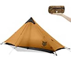 Night Cat Backpacking Tent Ultralätt vattentätt professionellt vandringstält för 1 2 Person Man Camping Double Layer