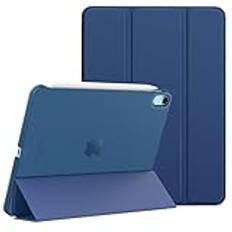 MoKo for iPad Air 6th Generation 11 Inch Case M2 2024/ iPad Air 5th Gen Case 2022/ iPad Air 4th Gen Case 2020,iPad Air 11'' Case with Translucent Hard Back Cover,iPad Air 6/5/4 Case, Navy Blue