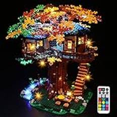 Brick Shine GC Light Kit för LEGO® Tree House 21318 (Lego Set ingår inte) (fjärrkontroll)