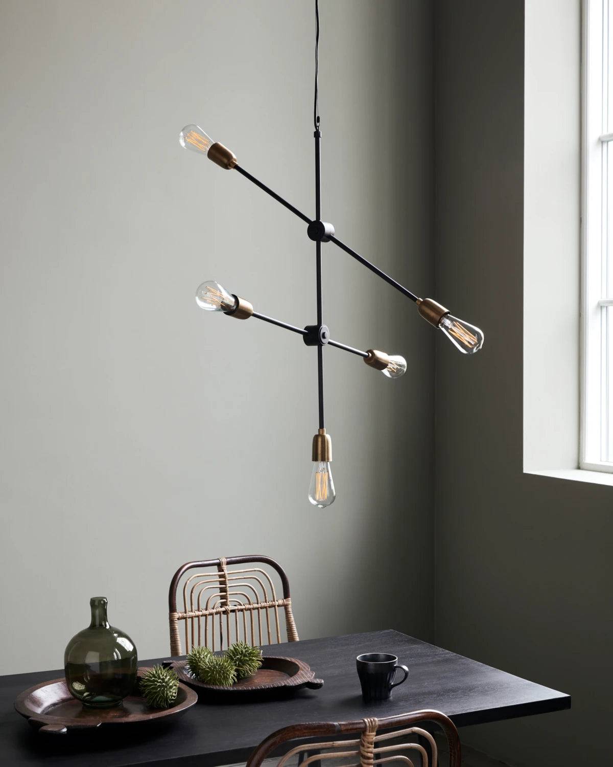 Lampe, HDMolecular, Sort/Messing