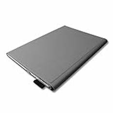 Läderfodral för Microsoft New Surface Pro 6 2018/Surface Pro 5/4, fungerar med eller utan Type Cover Keyboard